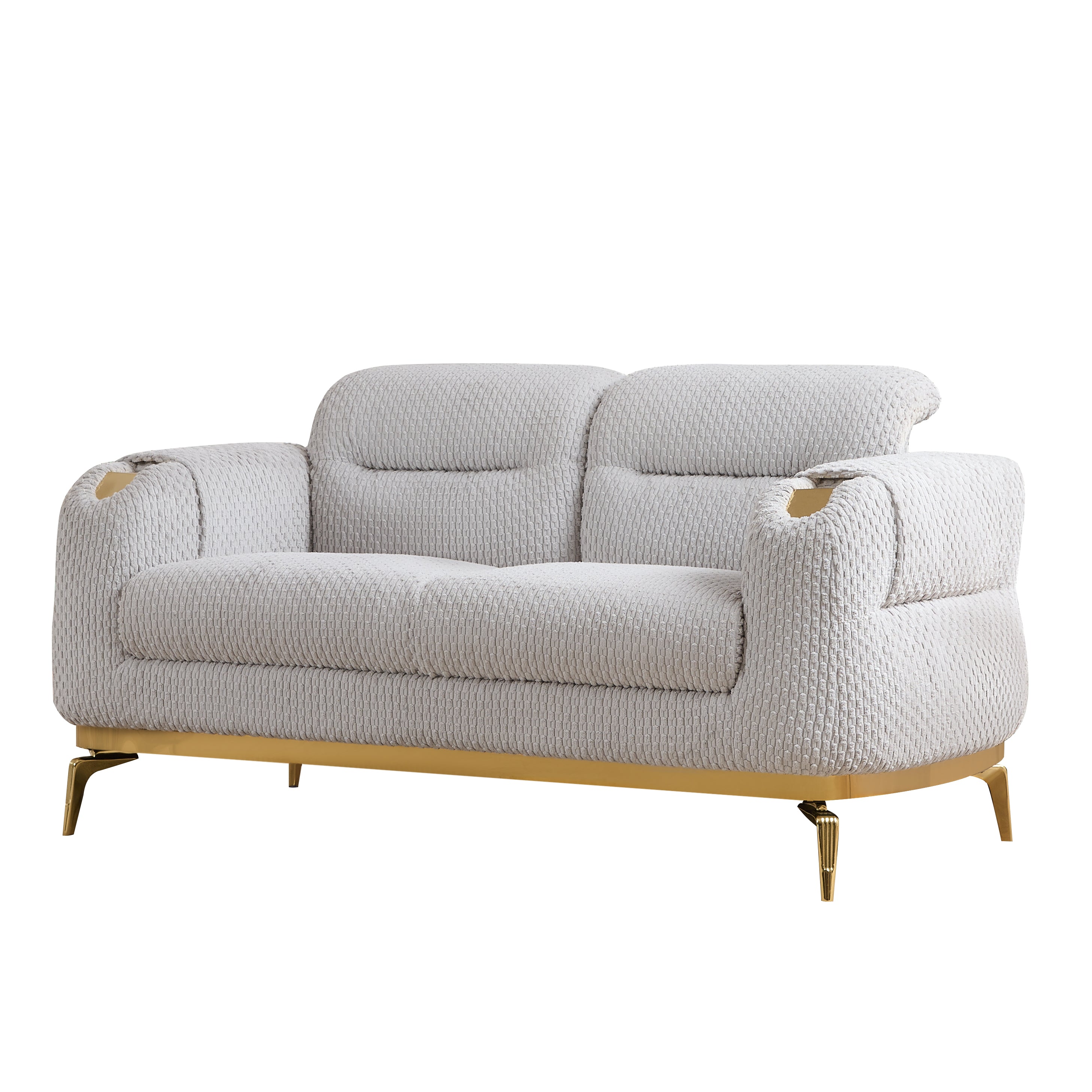 Zoe Modern Style Loveseat