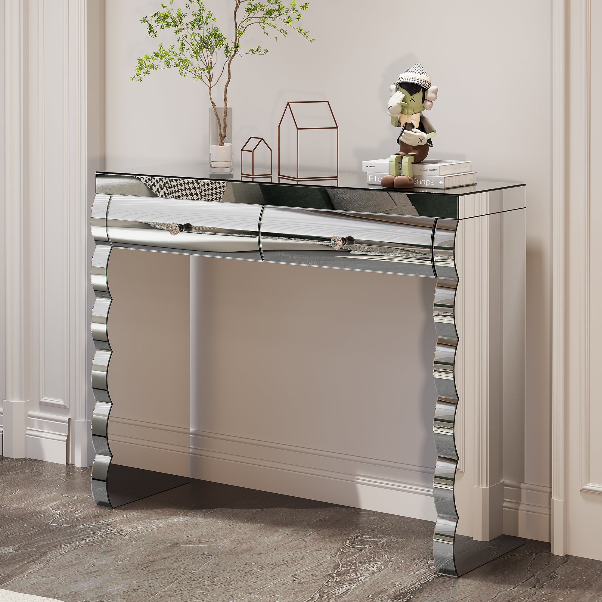 Mirror Console Table