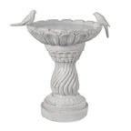 16.54" Garden Bird Bath Statue, Resin