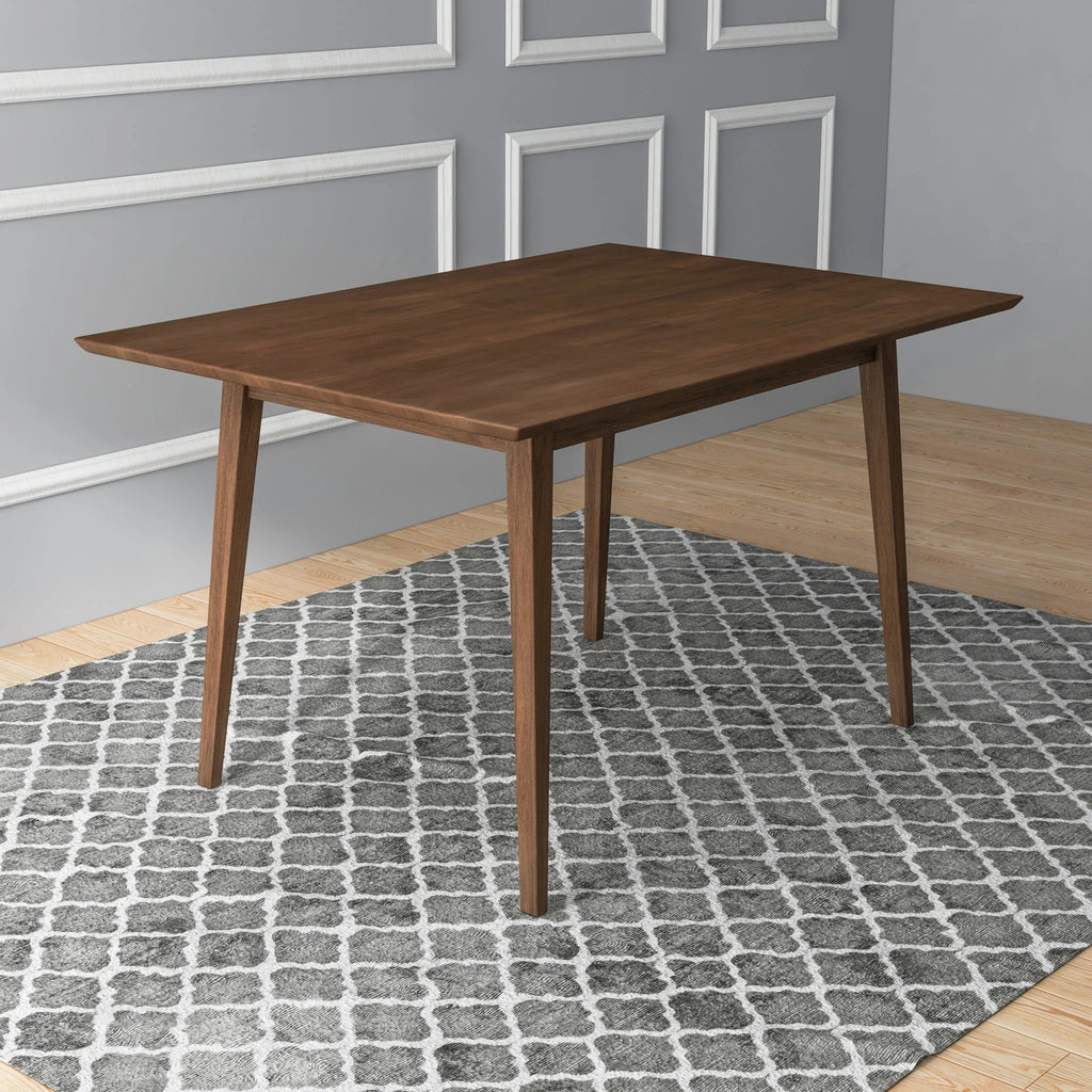 Mary Modern Style Solid Wood Rectangular Dining Kitchen Table