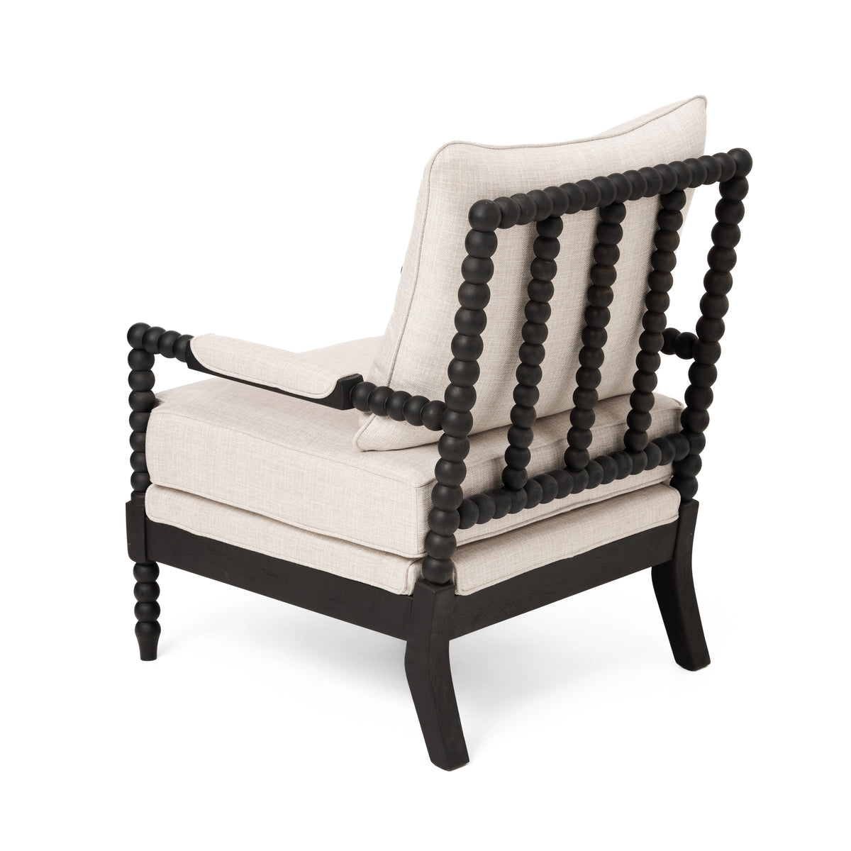 Rubber Wood Accent Chair