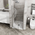 Goodyo 34"x72" Pivot Shower Door in Tempered Glass