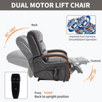 Power Dark Recliner Chair