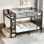 Queen Over Queen Size Metal Bunk Bed