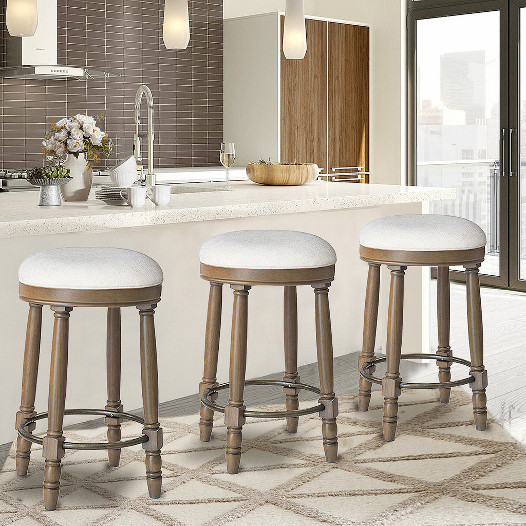 AGODY Bar Stools Set of 2, 26" Counter Height