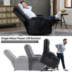 Infinite Position Power Lift Recliner Chair