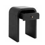 Curved Bedside Side Table