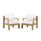 Outdoor Acacia Patio Chair (Set of 2)