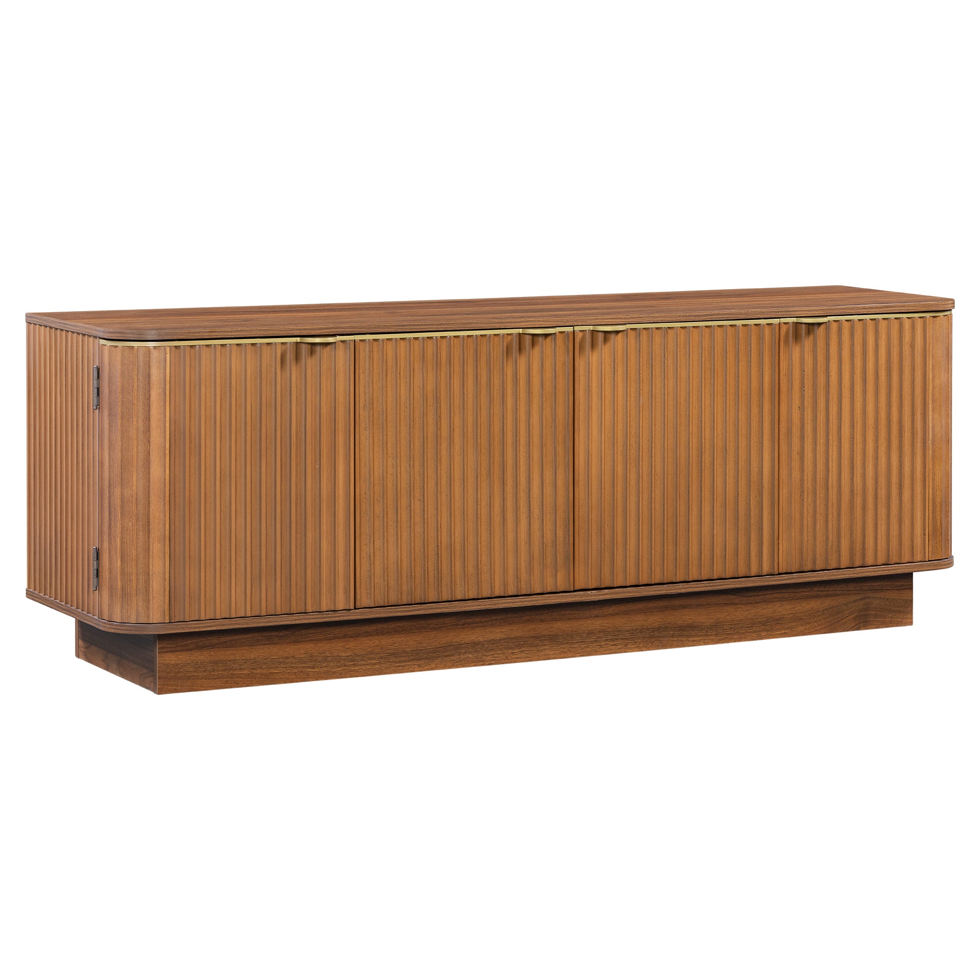 Vibe Haus Mid-Century Modern TV Stand for 70 Inch TVs