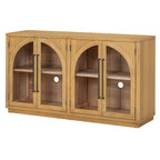 TREXM 4-Door Large Storage Sideboard Buffet Cabinet