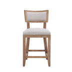 Upholstered Counter Height Bar Stools Set of 2