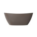 61 Inch Freestanding Solid Surface Soaking Bathtub