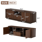 70-Inch Modern TV Stand for TVs Up to 80 Inches