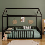 Full Size Montessori Style Metal Floor Bed Frame