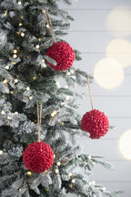 6.5" Traditional Red Berry Ball