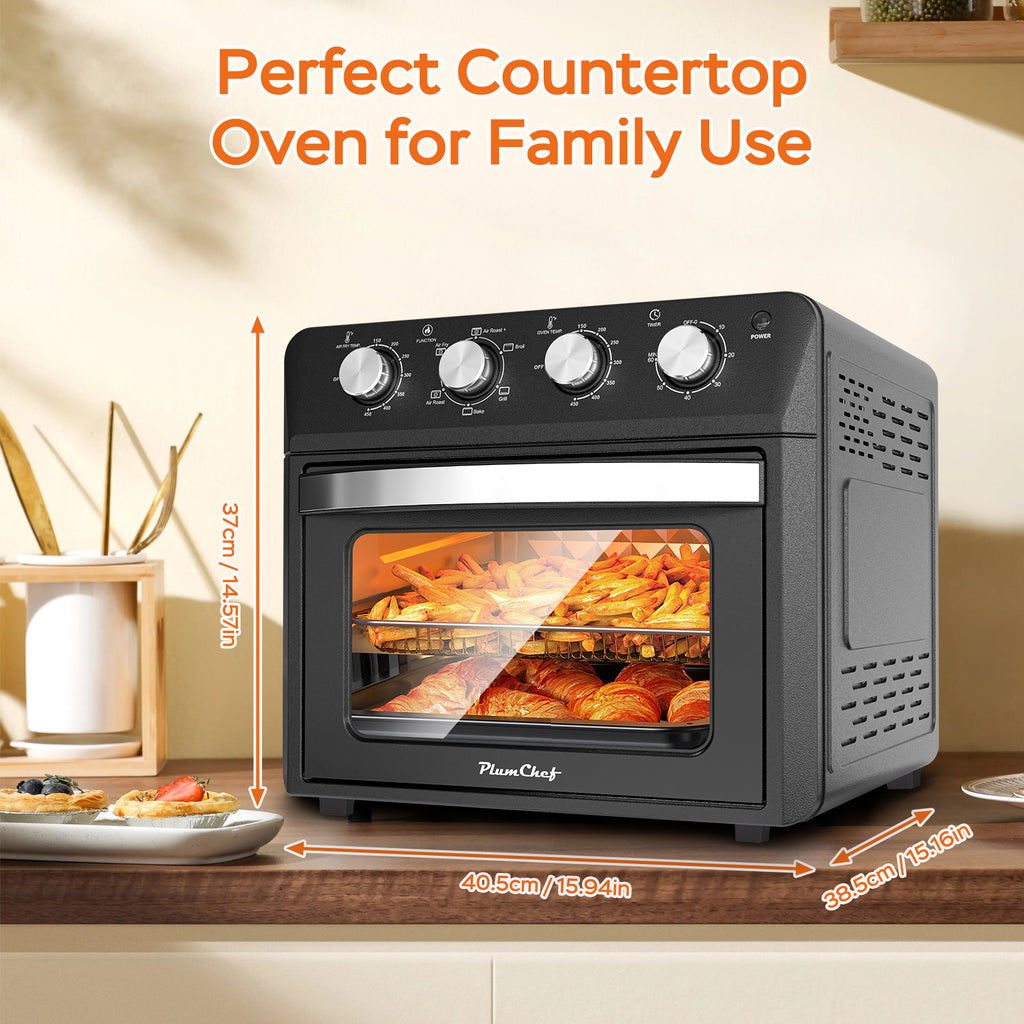 Plum Chef Air Fryer Oven 27.5QT - 6-in-1 Countertop Convection Oven