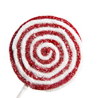 Iced Lollipop Spray Christmas Tree Ornaments - Set of 6