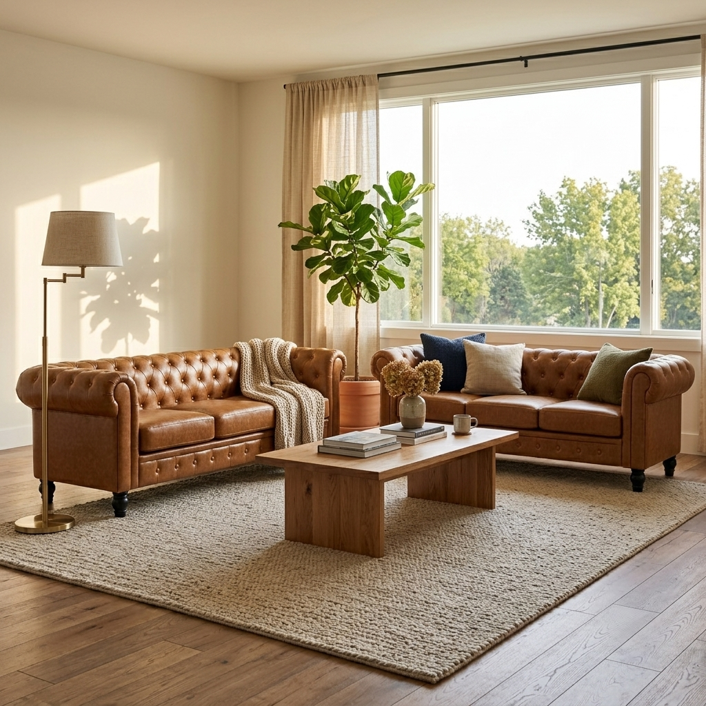 FX-P80PB-PULB-2PC Sofa Set for Living Room