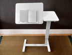 Mobile Overbed Bedside Desk with Height Adjustment