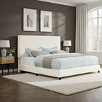Upholstered Panel Bed - King Size