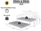 Fox Twin Daybed with Twin Trundle
