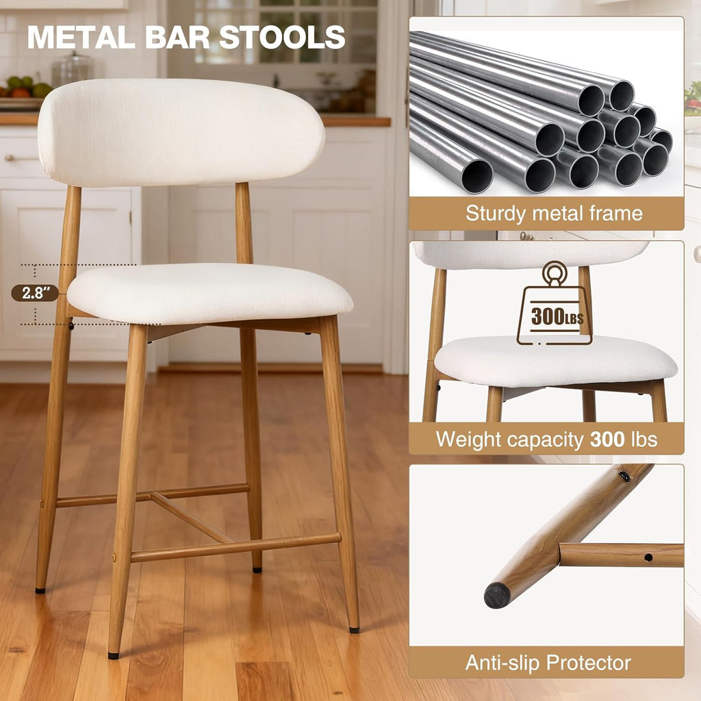 Counter Height Bar Stools Set of 2