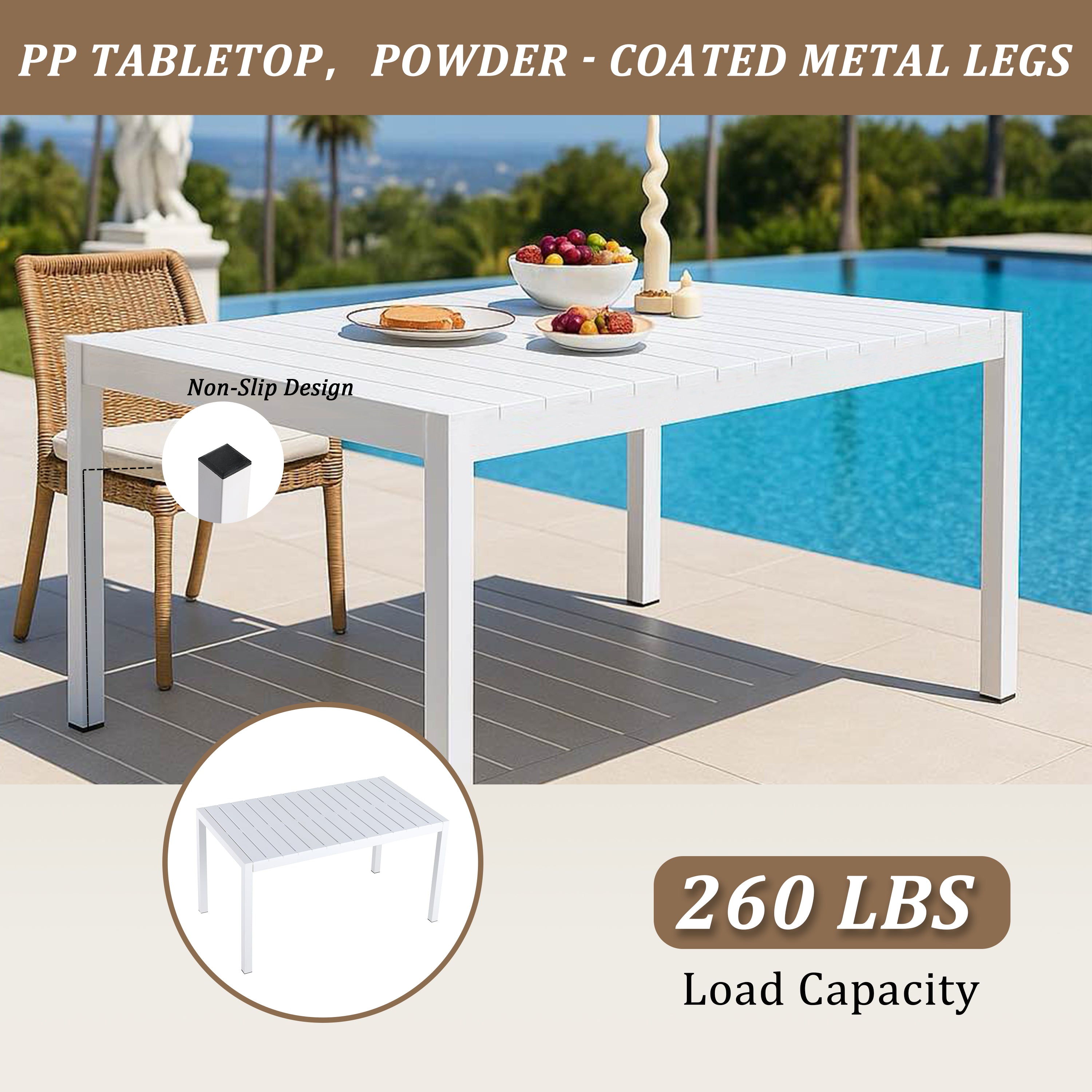 Summer - 4-Pack Tropical Patio Furniture Set