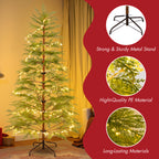 6 Feet Artificial Full Christmas Tree with LED Lights
