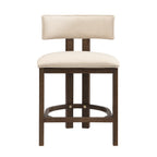 26" Counter Height Bar Stool, Upholstered Counter Stools (Set of 2)