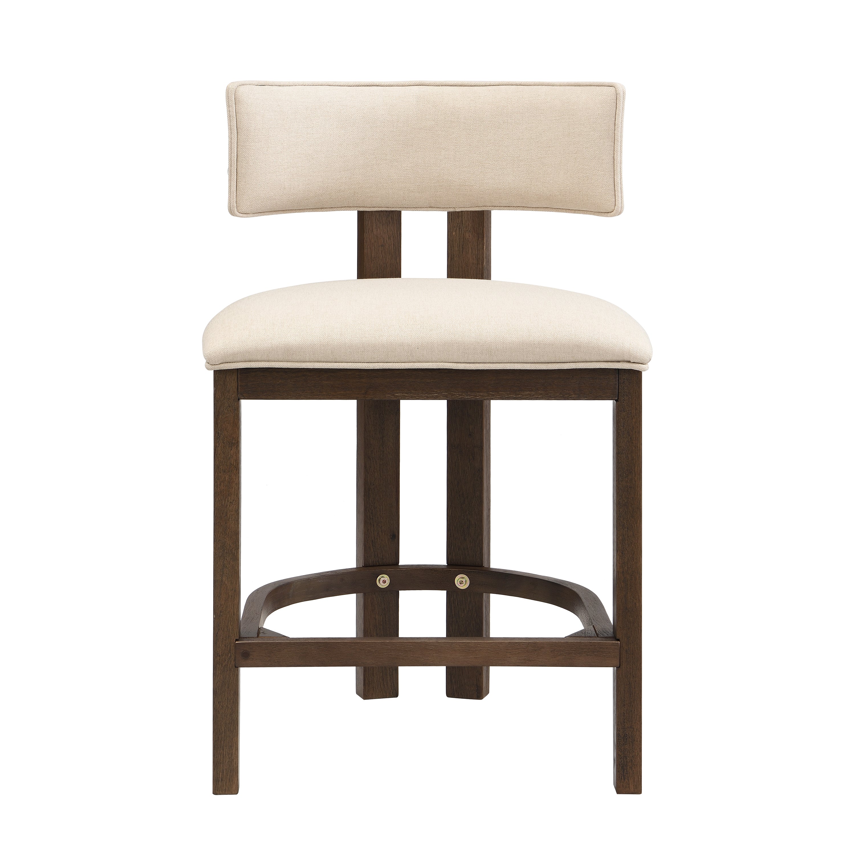 26" Counter Height Bar Stool, Upholstered Counter Stools (Set of 2)