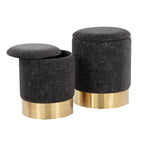 Contemporary Nesting Ottoman Set