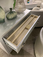 Anpu Faux Leather Cabinet