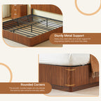King Size Bed Frame With LED Lights