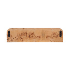 Burl Wood Floating Wall Shelf