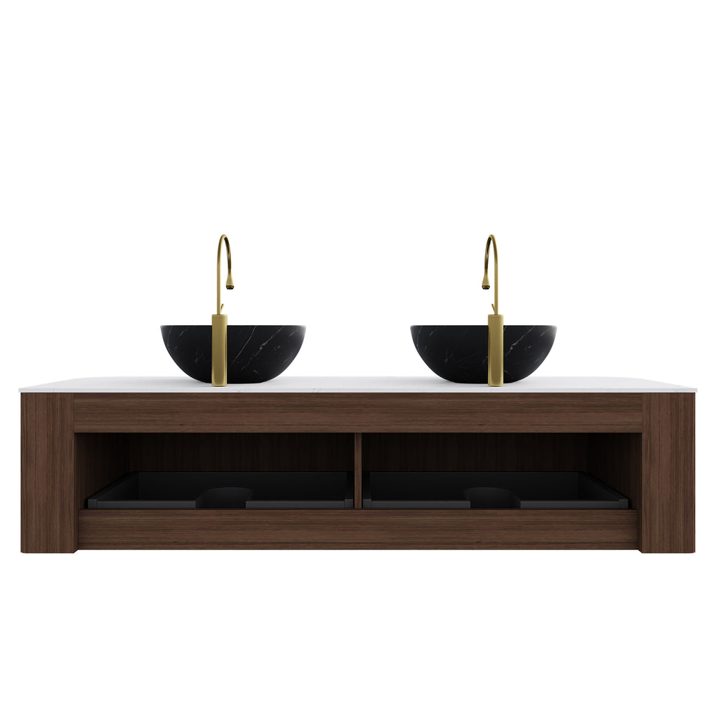 Dina 60" Bathroom Vanity & Sinks