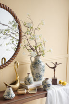Vintage European Pottery-Inspired Vase