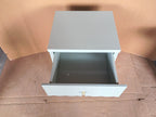 Modern Nightstand with Drawer and Open Shelf
