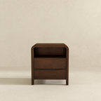 Lionel Mid Century Modern Solid Wood Nightstand