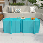 Puzzle Art Side Table - Modular Concave Edge MGO Table