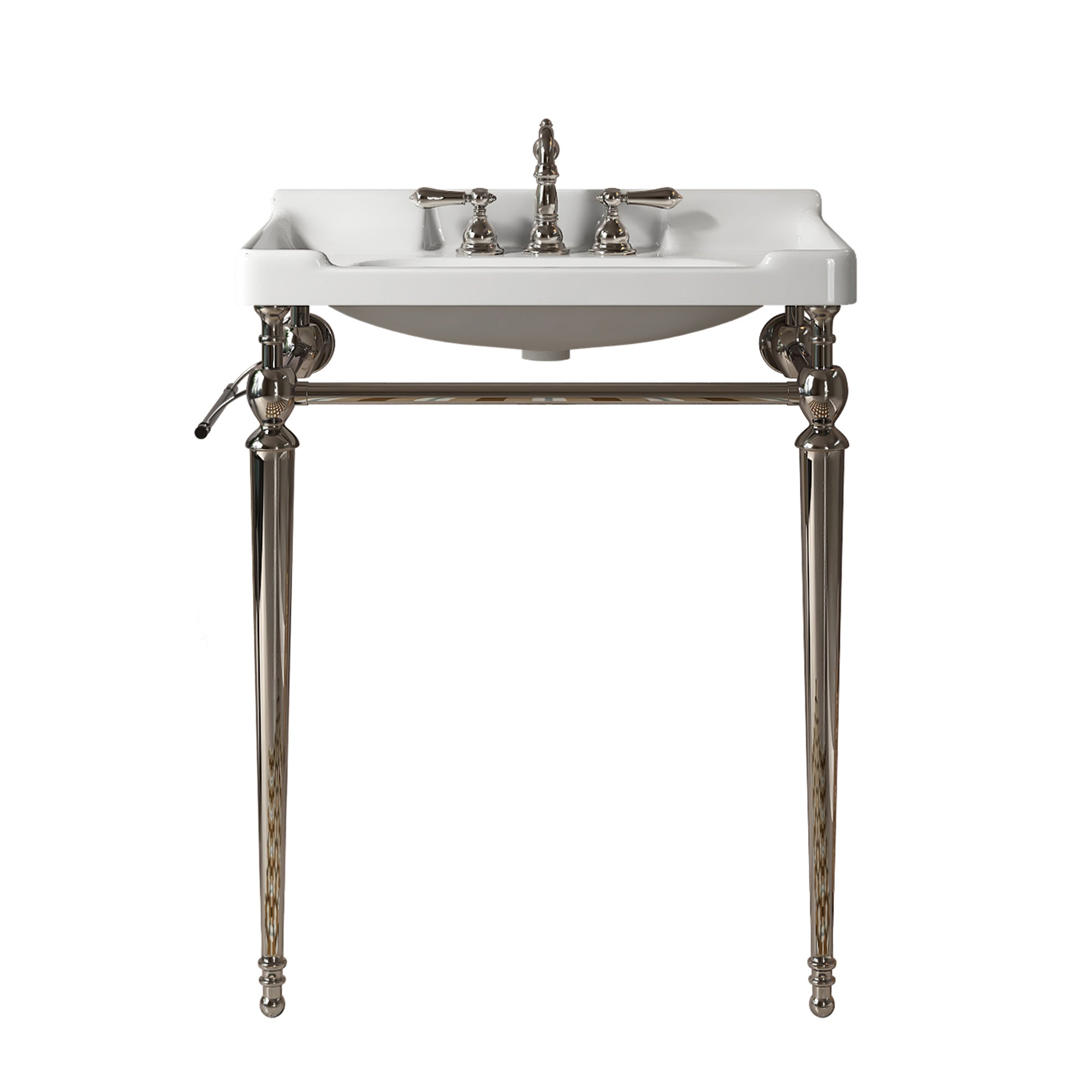 VICI 28" Bathroom Console Sink, Wall-Mounted