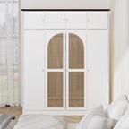 70.87" Tall 8-Door Large Capacity Armoire Wardrobe Closet