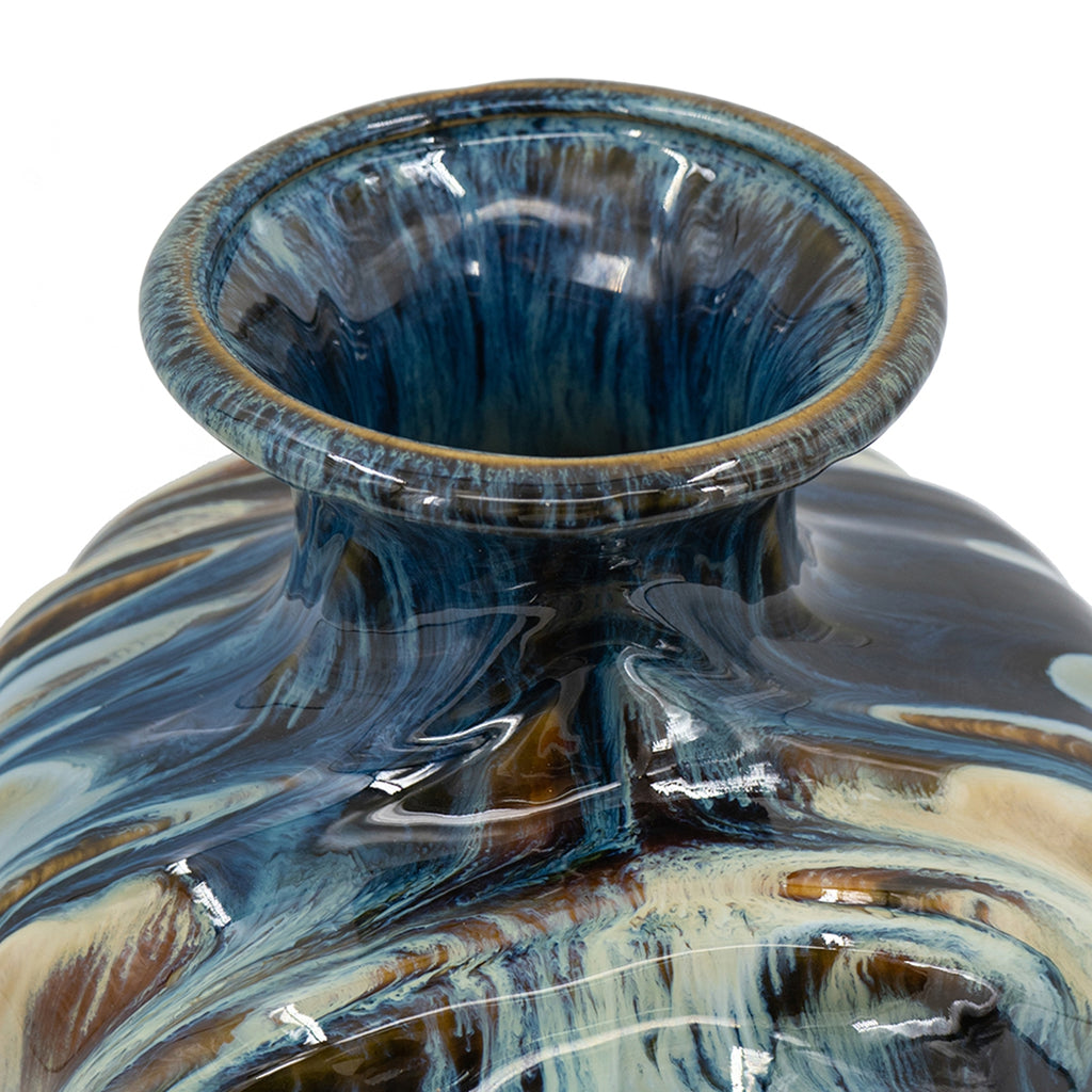 D8.7x15.5" Ceramic Decorative Vase