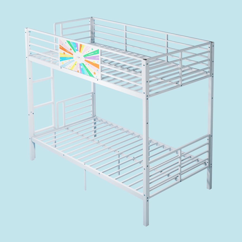 Twin Over Twin Metal Bunk Bed