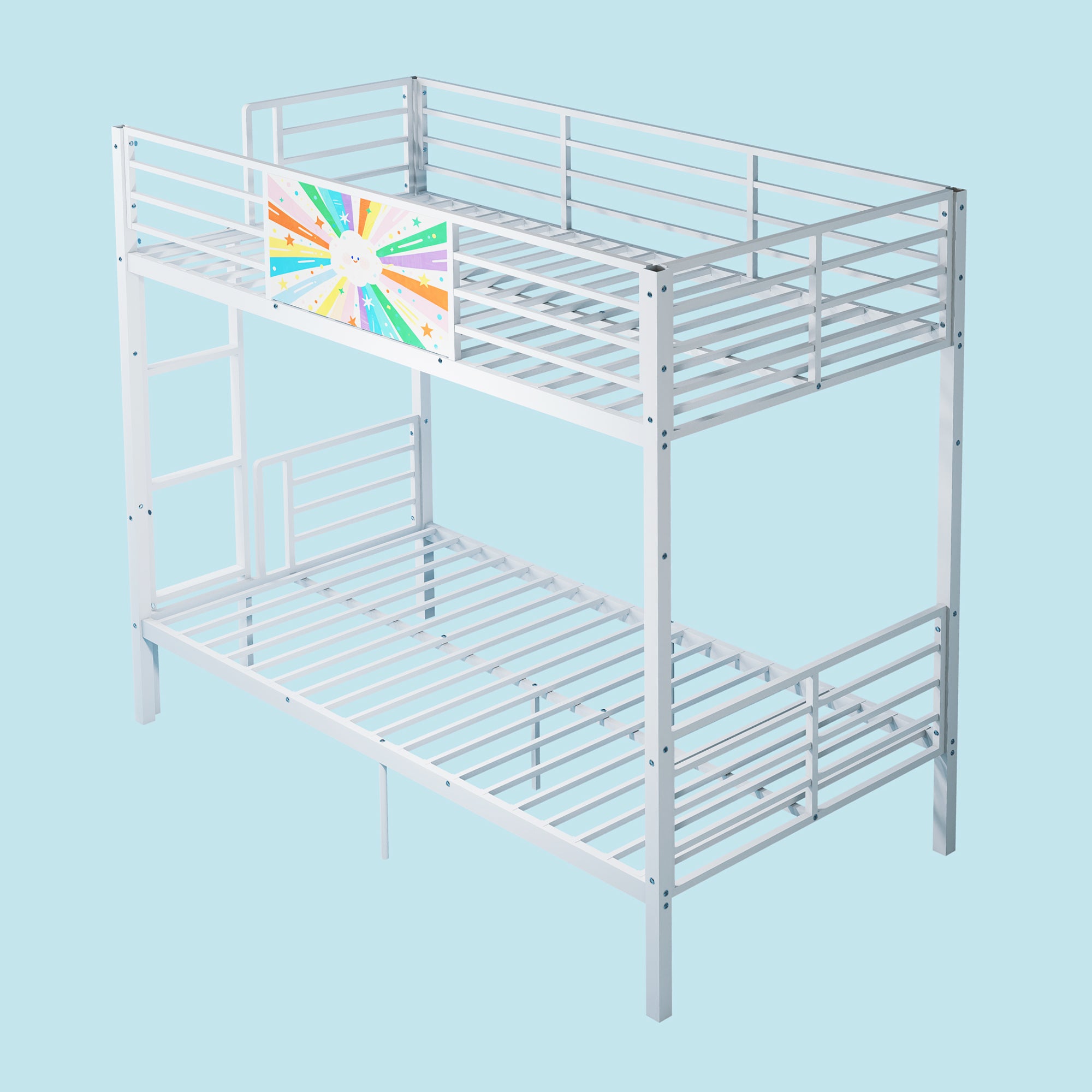 Twin Over Twin Metal Bunk Bed