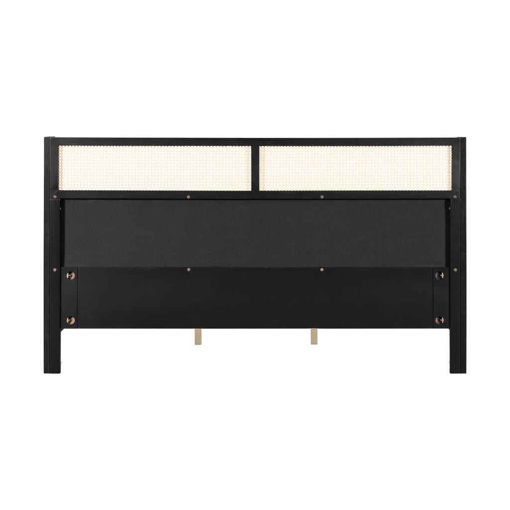 King Size Bed Frame in Black and Green