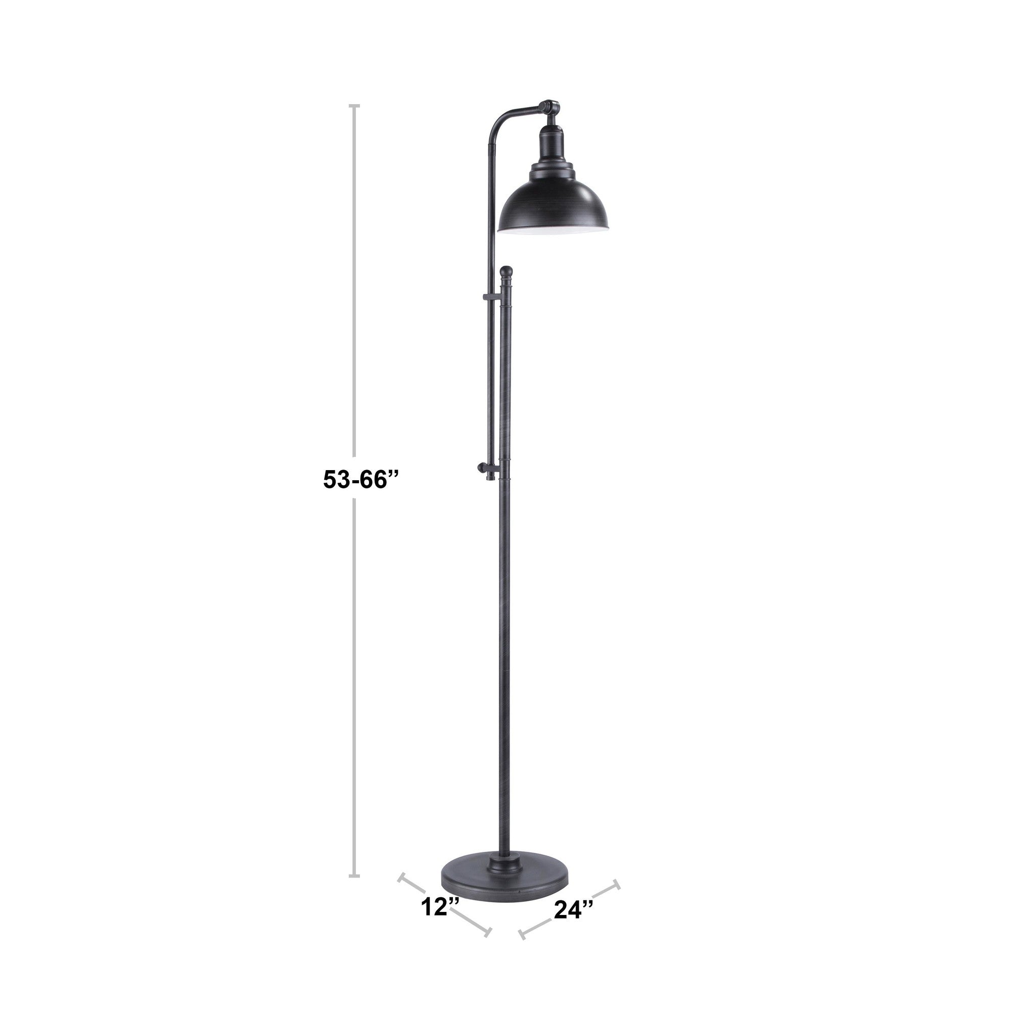 Floor Lamp in Nickel