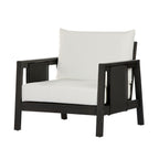 Outdoor Club Chair with Acacia Wood Frame