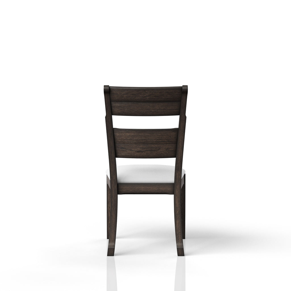 Chocolate Upholstered Seat Side Chair