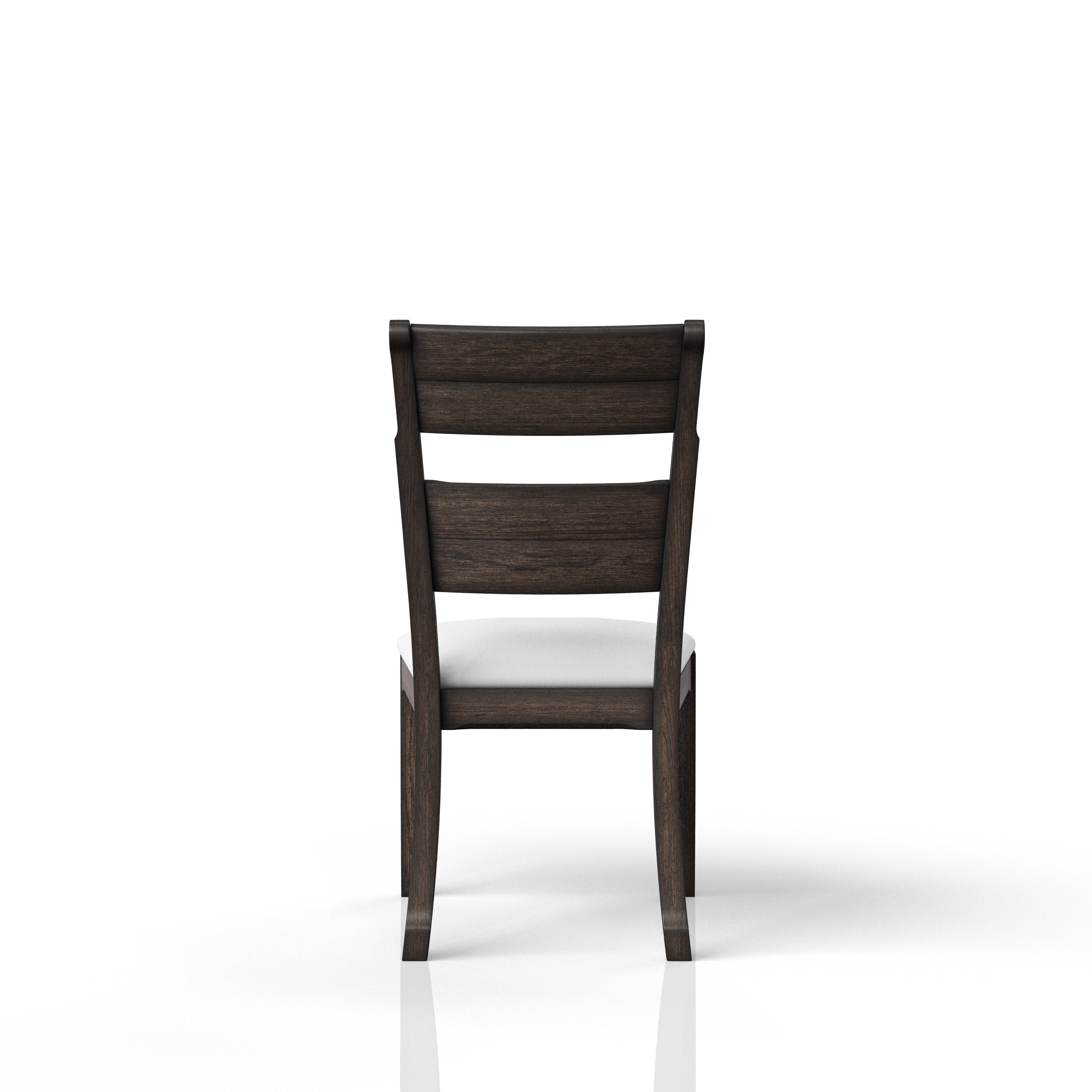 Chocolate Upholstered Seat Side Chair