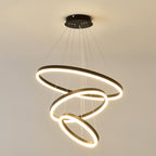 Modern 3 Rings Chandelier